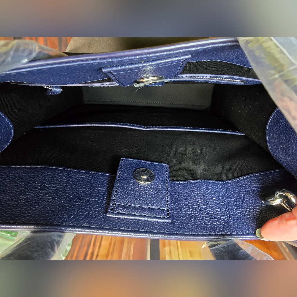 MCM Navy Blue Women's Tote Bag - Picture 7 of 12